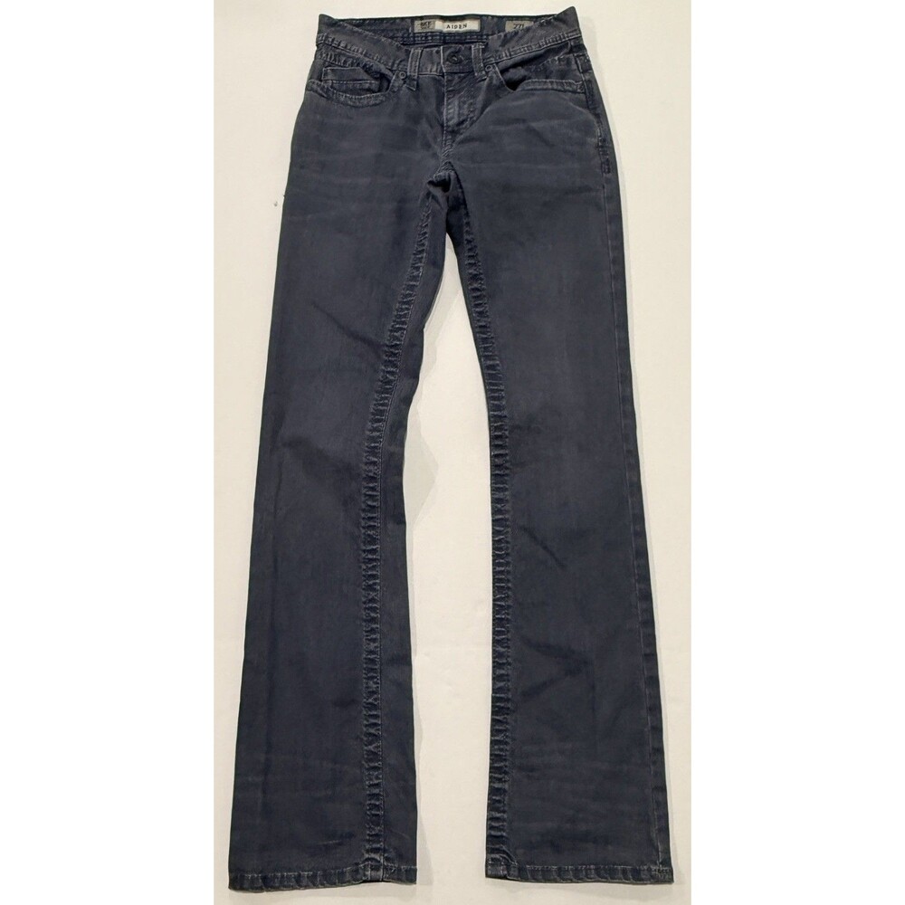 BKE Aiden Men’s 27L | 27X34 Slim Fit Low Rise Vintage Wash Pockets Style ABM2160